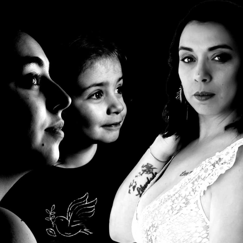 mère filles portraits